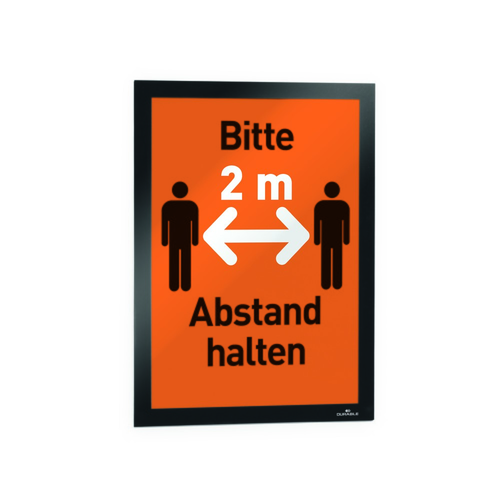 Produktabbildung Nr. 8: Cadre d’information DURABLE DURAFRAME®, autocollant, DIN A4, noir