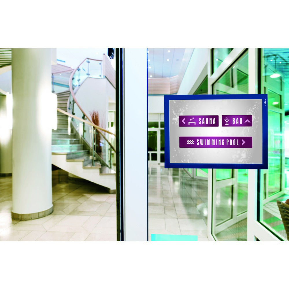 Produktabbildung Nr. 7: Cadre d’information DURABLE DURAFRAME®, autocollant, DIN A4, bleu foncé