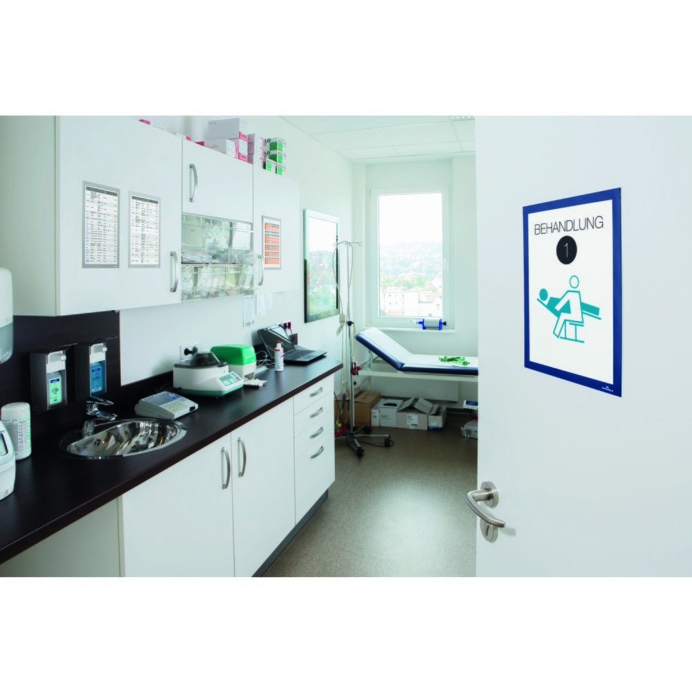 Produktabbildung Nr. 10: Cadre d’information DURABLE DURAFRAME®, autocollant, DIN A4, bleu foncé