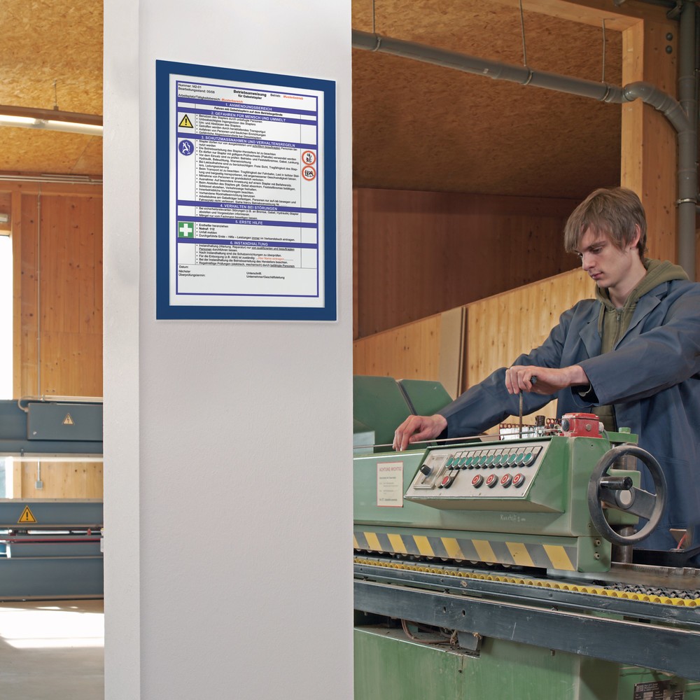 Produktabbildung Nr. 12: Cadre d’information DURABLE DURAFRAME®, autocollant, DIN A4, orange
