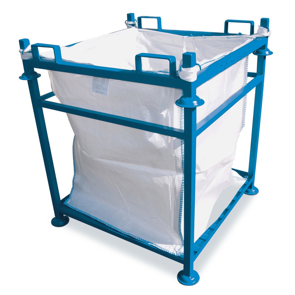 Produktabbildung Nr. 2: Cadre de remplissage empilable pour sacs de transport BIG BAG, bleu gentiane