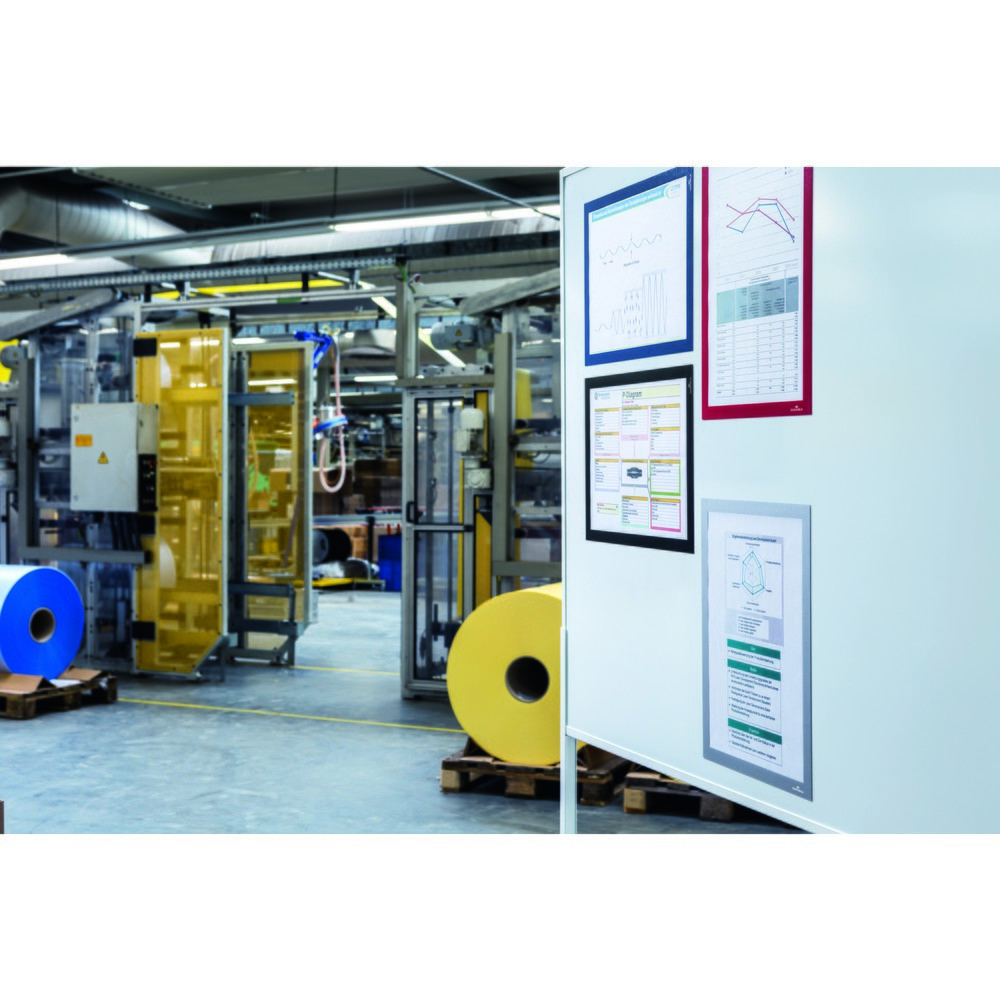 N° de l'image du produit 4 : Cadre magnétique DURABLE DURAFRAME®, DIN A3, argent métallisé