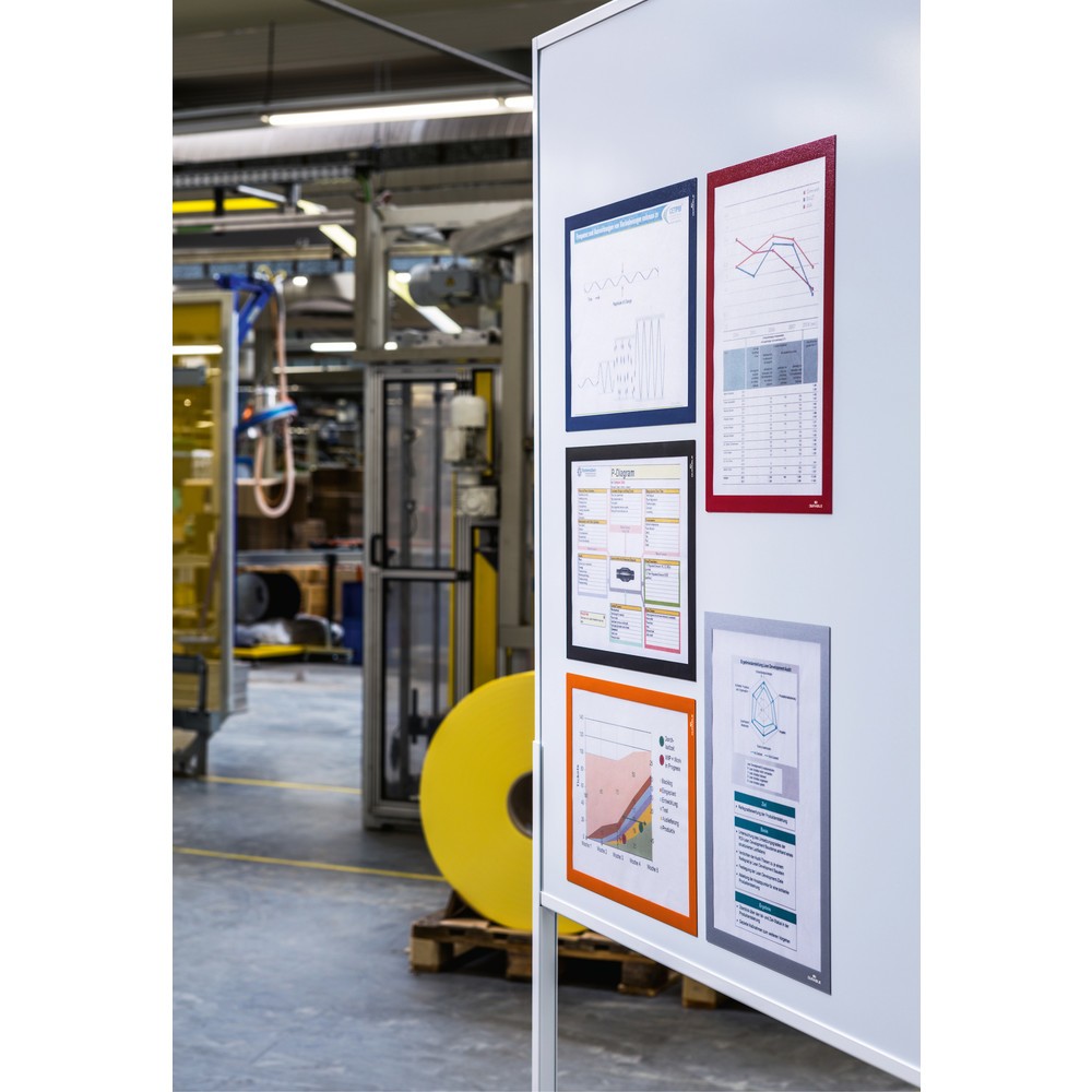 Produktabbildung Nr. 1: Cadre magnétique DURABLE DURAFRAME®, DIN A4, orange