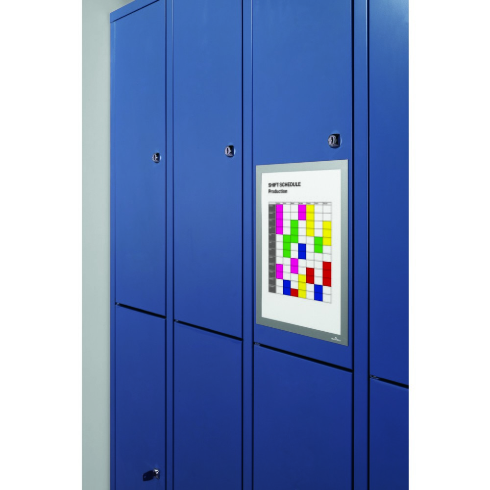 Produktabbildung Nr. 2: Cadre magnétique DURABLE DURAFRAME®, DIN A4, argent métallisé