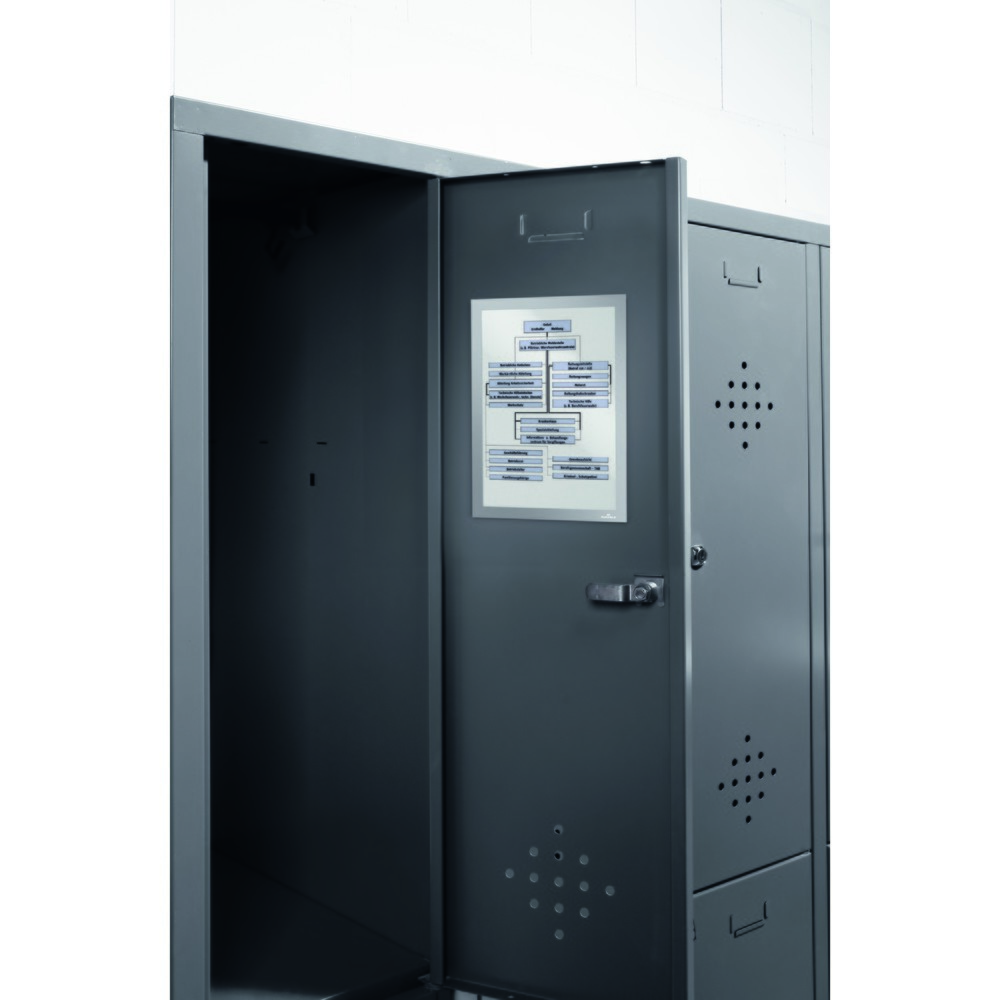 Produktabbildung Nr. 6: Cadre magnétique DURABLE DURAFRAME®, DIN A4, argent métallisé