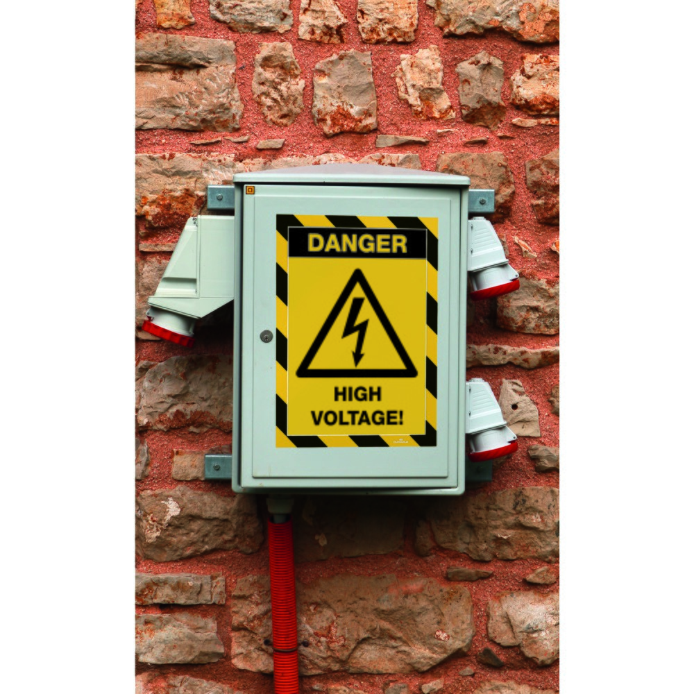 Produktabbildung Nr. 6: Cadre magnétique DURABLE DURAFRAME® Security, DIN A4, jaune / noir