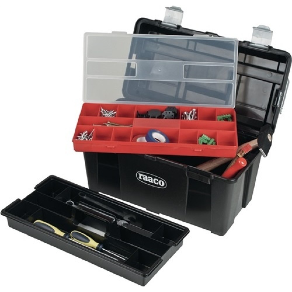 Illustration du produit: Mallette à outils coffre à outils 31-26 l.445xP230xH235 mm plastique ABS RAACO