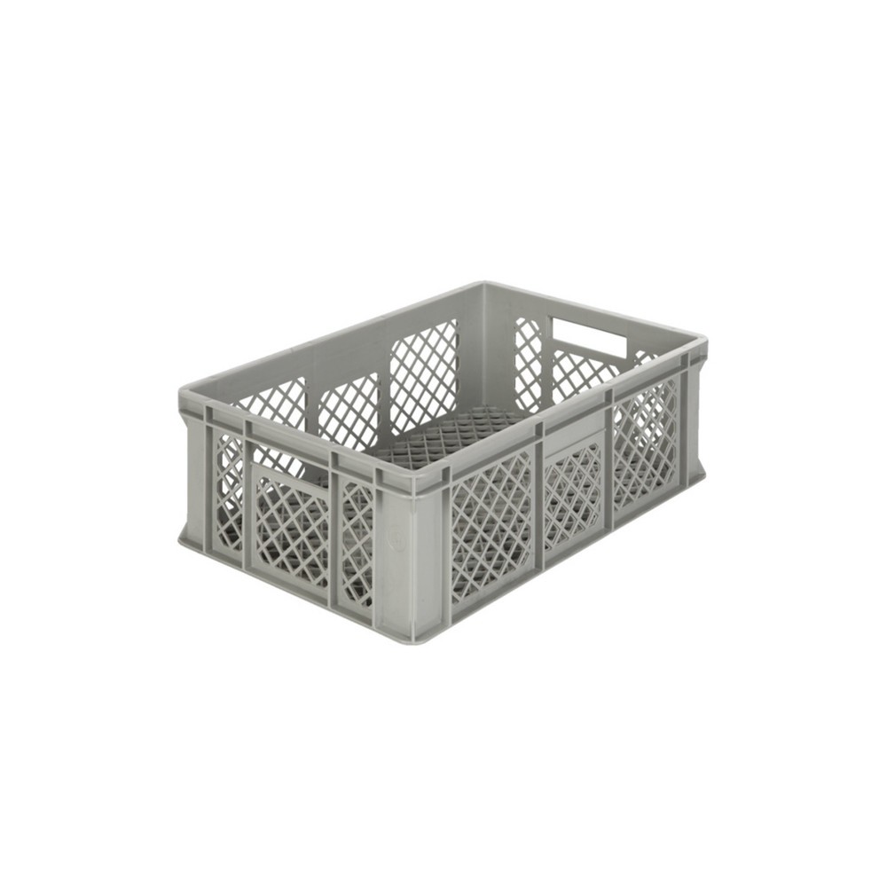 Illustration du produit: Caisse à verres, ajourée, grise, 600x400x200 mm