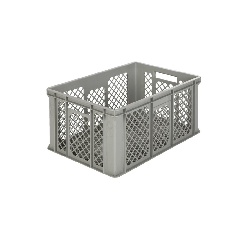 Illustration du produit: Caisse à verres, ajourée, grise, 600x400x260 mm