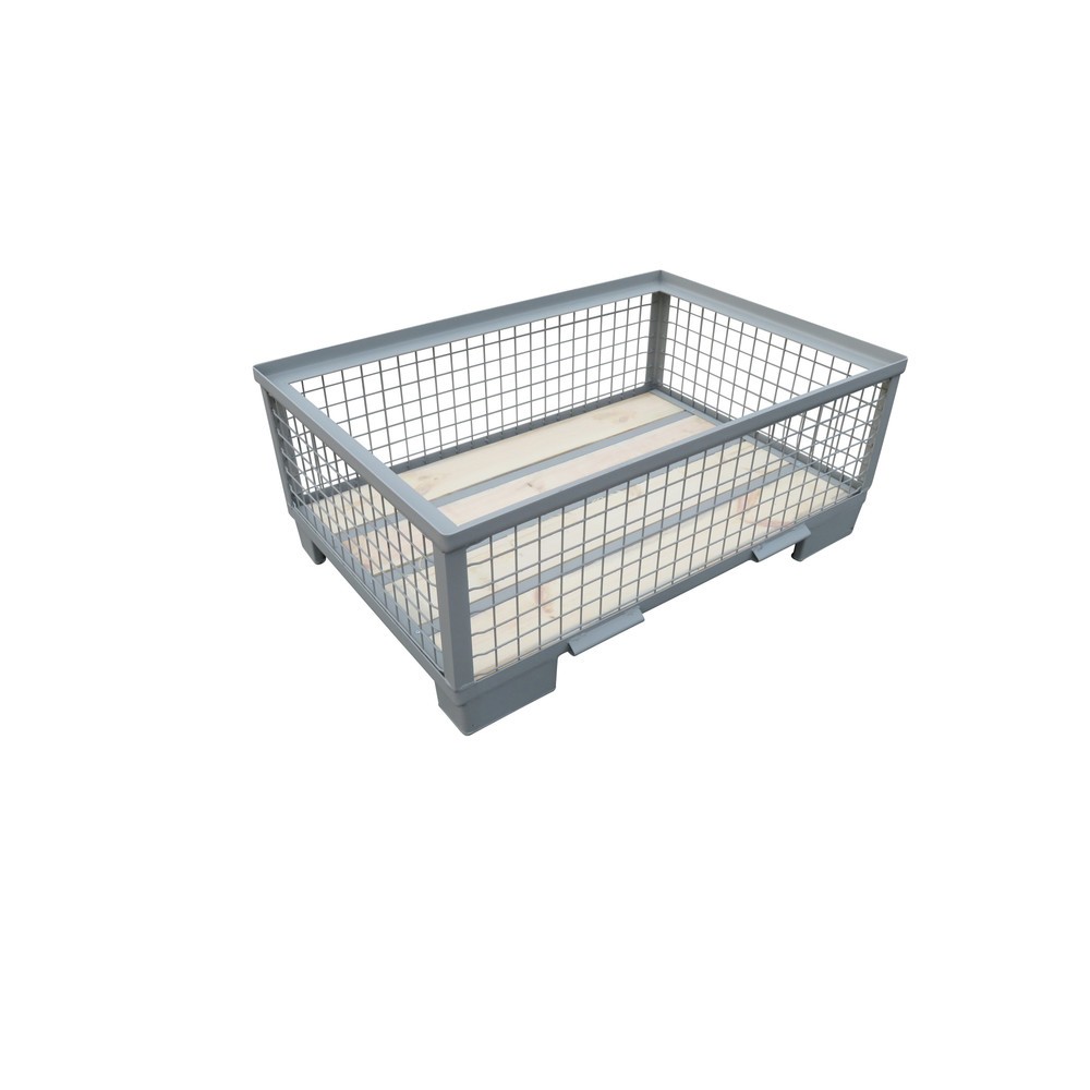 Illustration du produit: Caisse grillagée Europool, 4 parois fixes, hauteur 500 mm