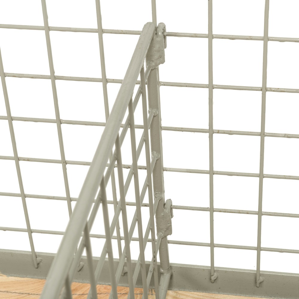 Produktabbildung Nr. 6: Caisse grillagée industrielle, paroi longitudinale semi-rabattable, hauteur 570 mm
