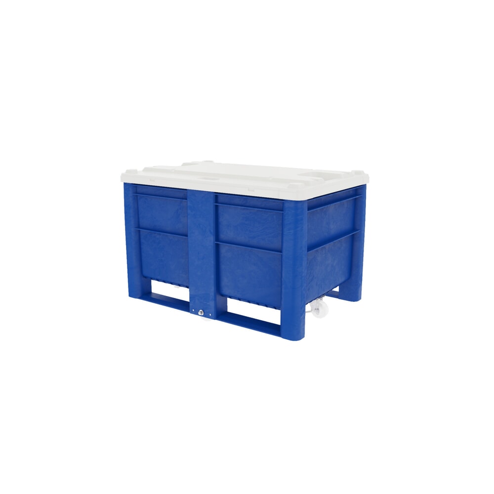 N° de l'image du produit 2 : Caisse-palette, avec roulettes, 500 litres