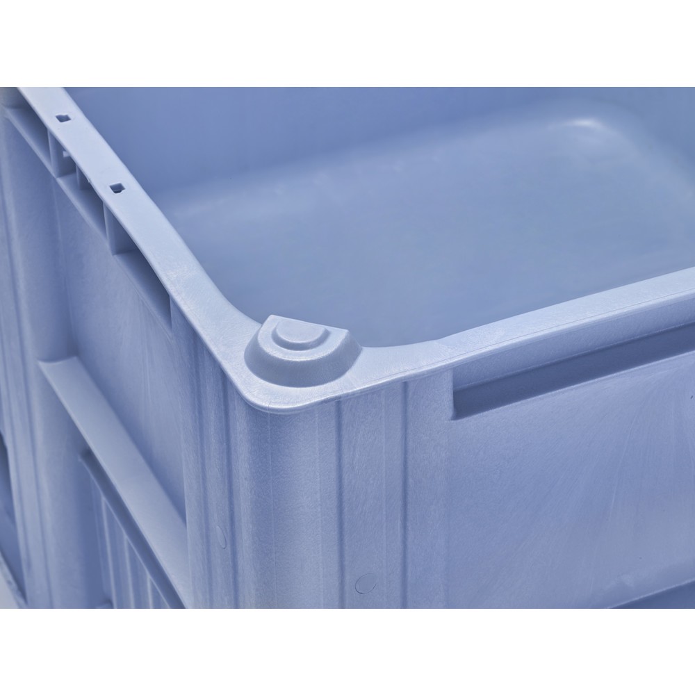 Produktabbildung Nr. 2: Caisse-palette CRAEMER, 1 200 x 1 000 x 760 mm, 3 patins, bleu