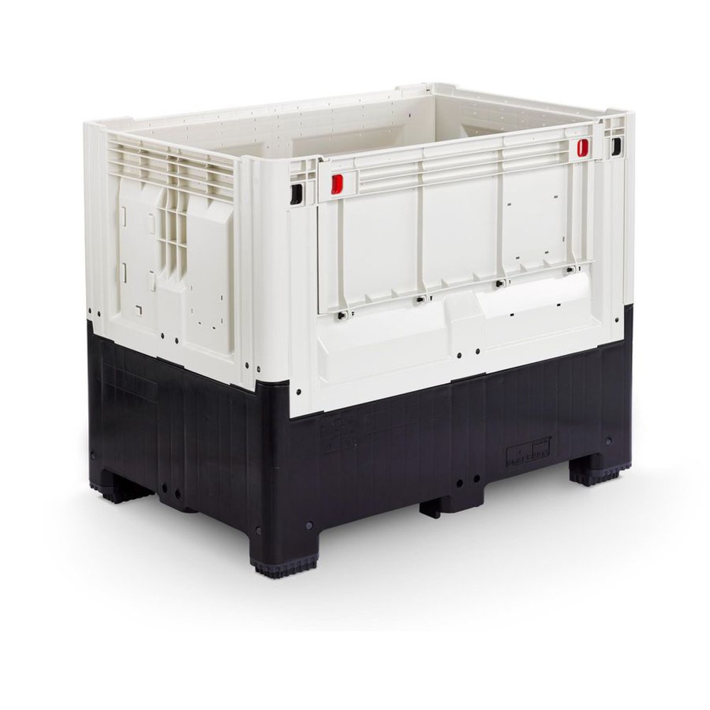 Illustration du produit: Caisse-palette, pliable, fermée, 1 200x800x973 mm, avec 4 pieds