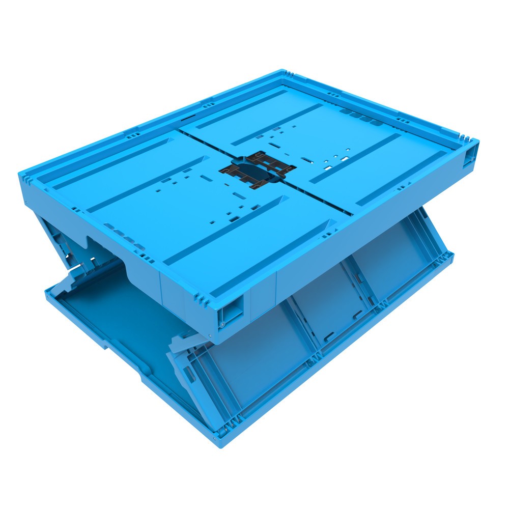 Produktabbildung Nr. 2: Caisse pliante norme Europe Premium, 172 litres, bleu