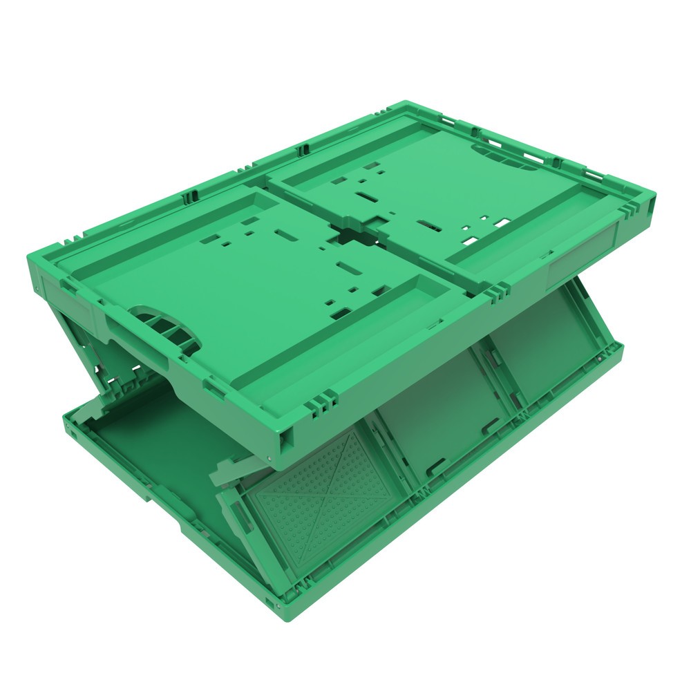 Produktabbildung Nr. 2: Caisse pliante norme Europe Premium, 68 litres, vert
