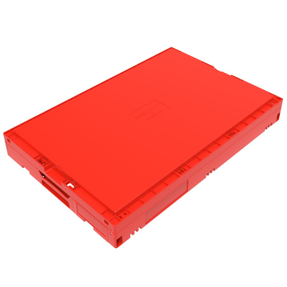 Produktabbildung Nr. 3: Caisse pliante norme Europe Premium, 68 litres, rouge