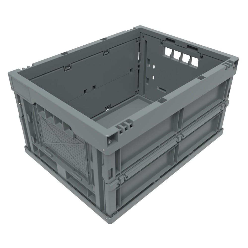 Produktabbildung Nr. 1: Caisse pliante norme Europe Premium, 22 litres, gris
