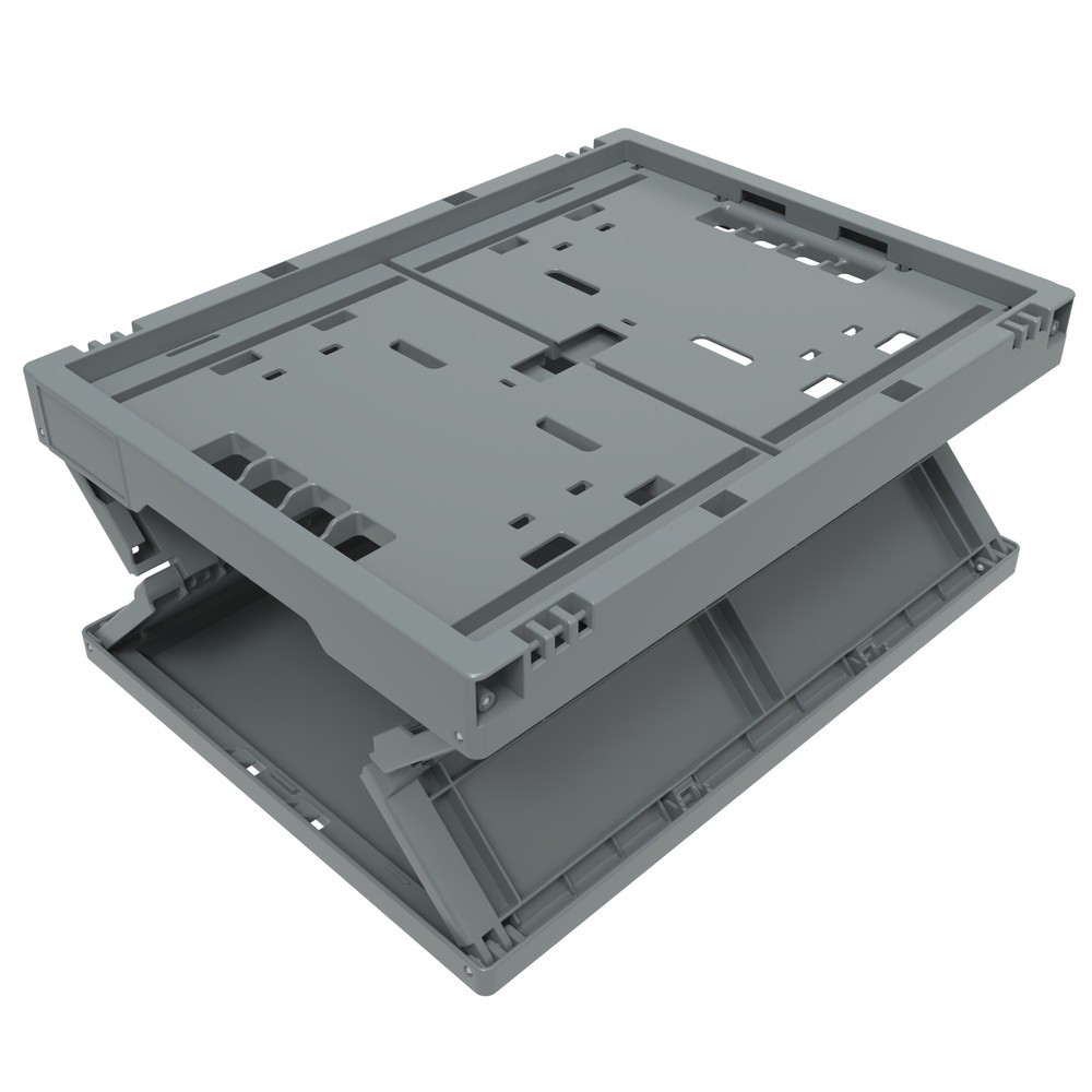 Produktabbildung Nr. 2: Caisse pliante norme Europe Premium, 22 litres, gris
