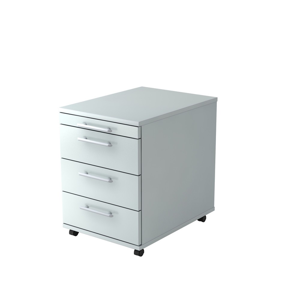Illustration du produit: Caisson à roulettes Hammerbacher 58 cm, 3 tiroirs RE gris