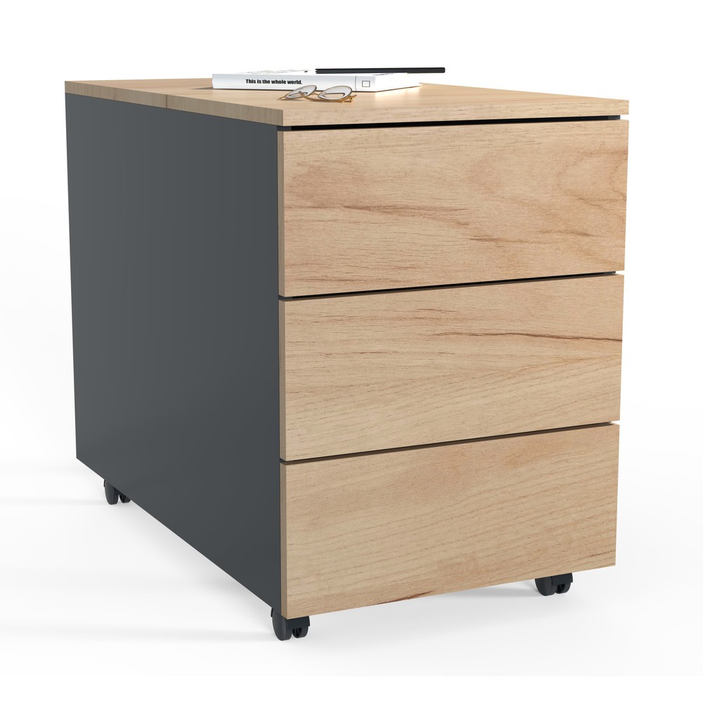 Produktabbildung Nr. 1: Caisson roulant Dalosa 70 3-SB, chêne miel