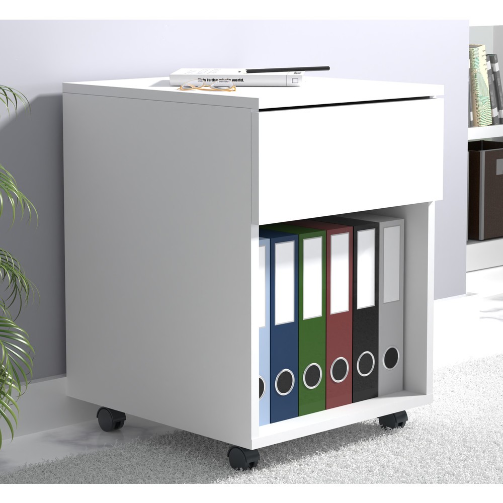 N° de l'image du produit 2 : Caisson à roulettes VCM Dalosa 45 1-SB, blanc