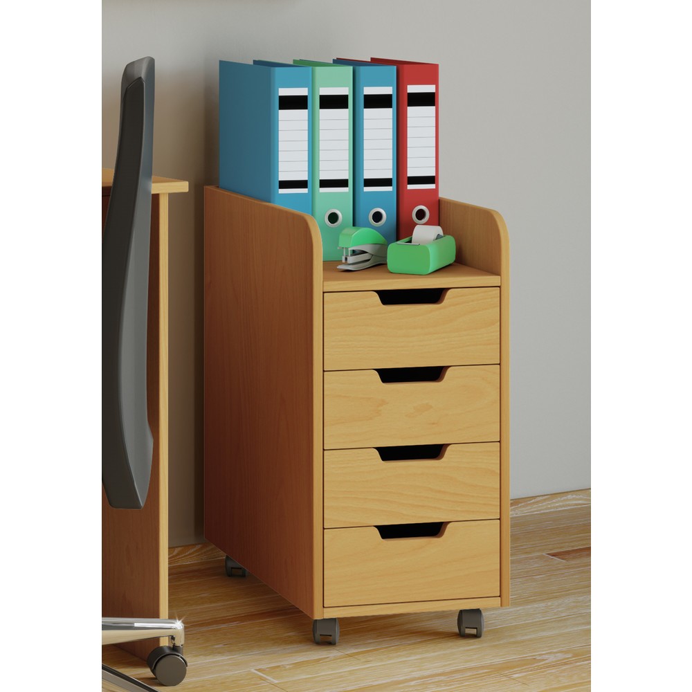 Produktabbildung Nr. 2: Caisson à roulettes Konal Mini, hêtre