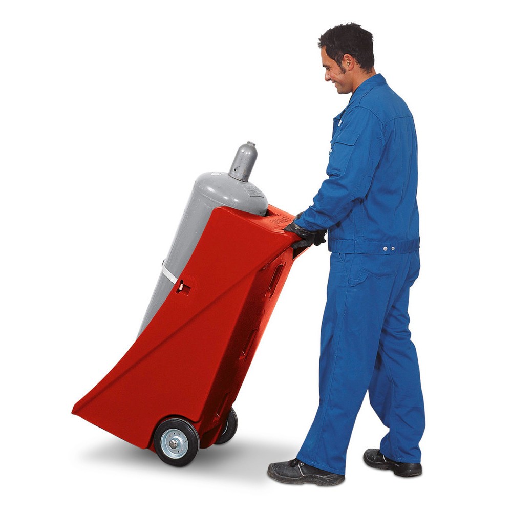 Produktabbildung Nr. 2: Chariot de transport à bouteilles de gaz GFW-1, avec sangle d'arrimage