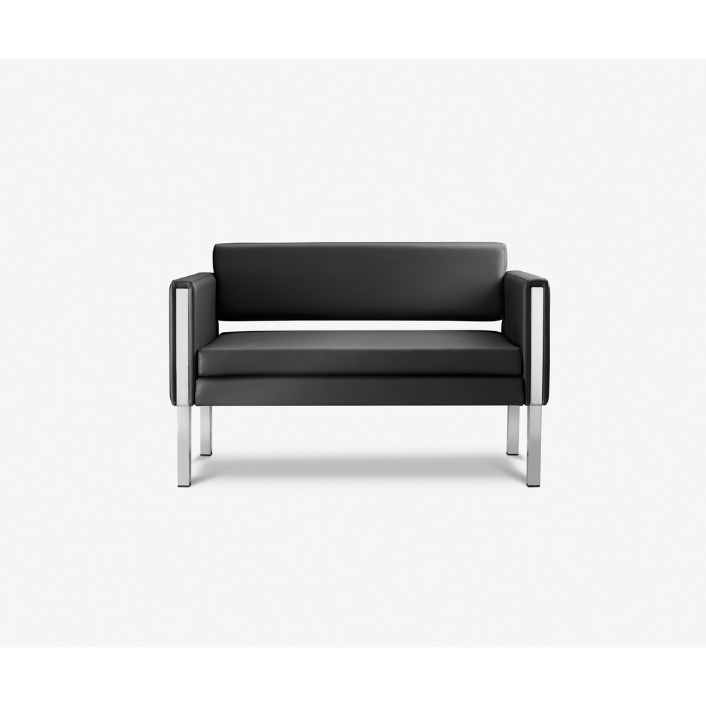 Illustration du produit: Canapé Only de BISLEY, 2 places, similicuir, noir