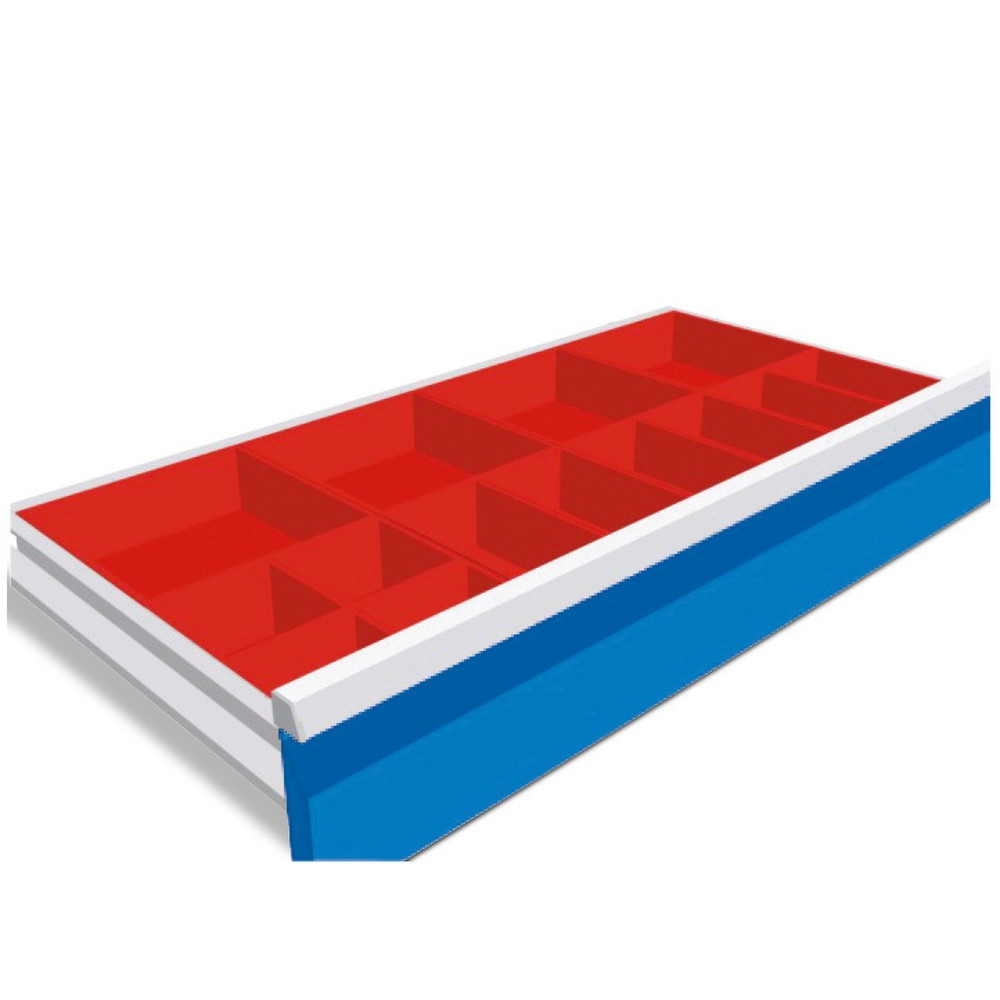 Produktabbildung Nr. 1: Casiers à petites pièces Bedrunka+Hirth pour servante d’atelier Maxmobile, pour une hauteur de façade de 50 mm