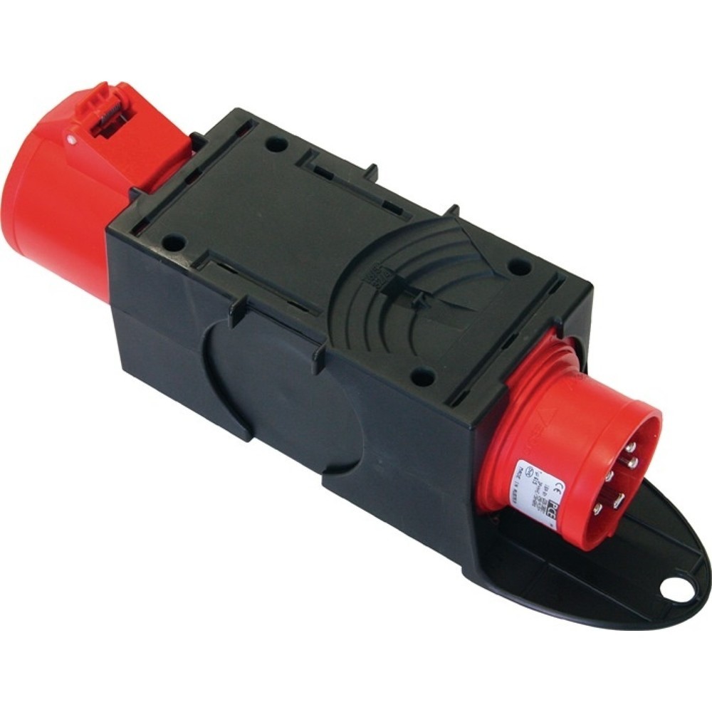 Produktabbildung: CEE-Adapter, IP44, 16A, 400V, 6h