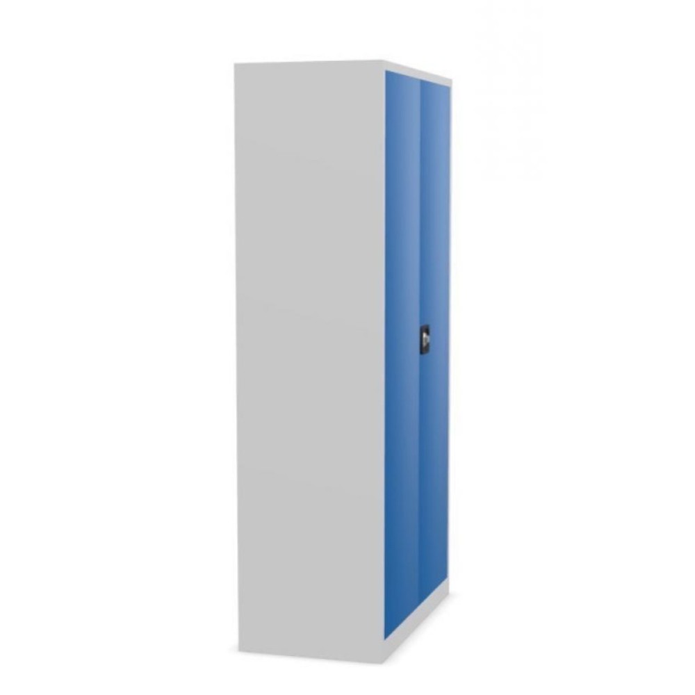 Produktabbildung Nr. 4: CEHA Flügeltürenschrank HF-ST, 5 OH, HxBxT 1.950 x 920 x 420 mm, verzinkte Fachböden, lichtgrau/enzianblau