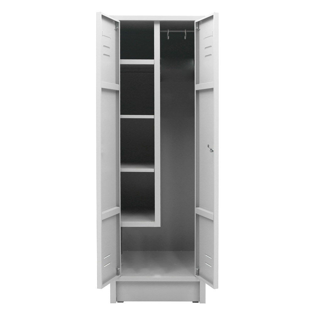 Produktabbildung Nr. 2: CEHA Putzmittelschrank HPZ-1, Zylinderschloss, HxBxT 1.800 x 600 x 500 mm, lichtgrau