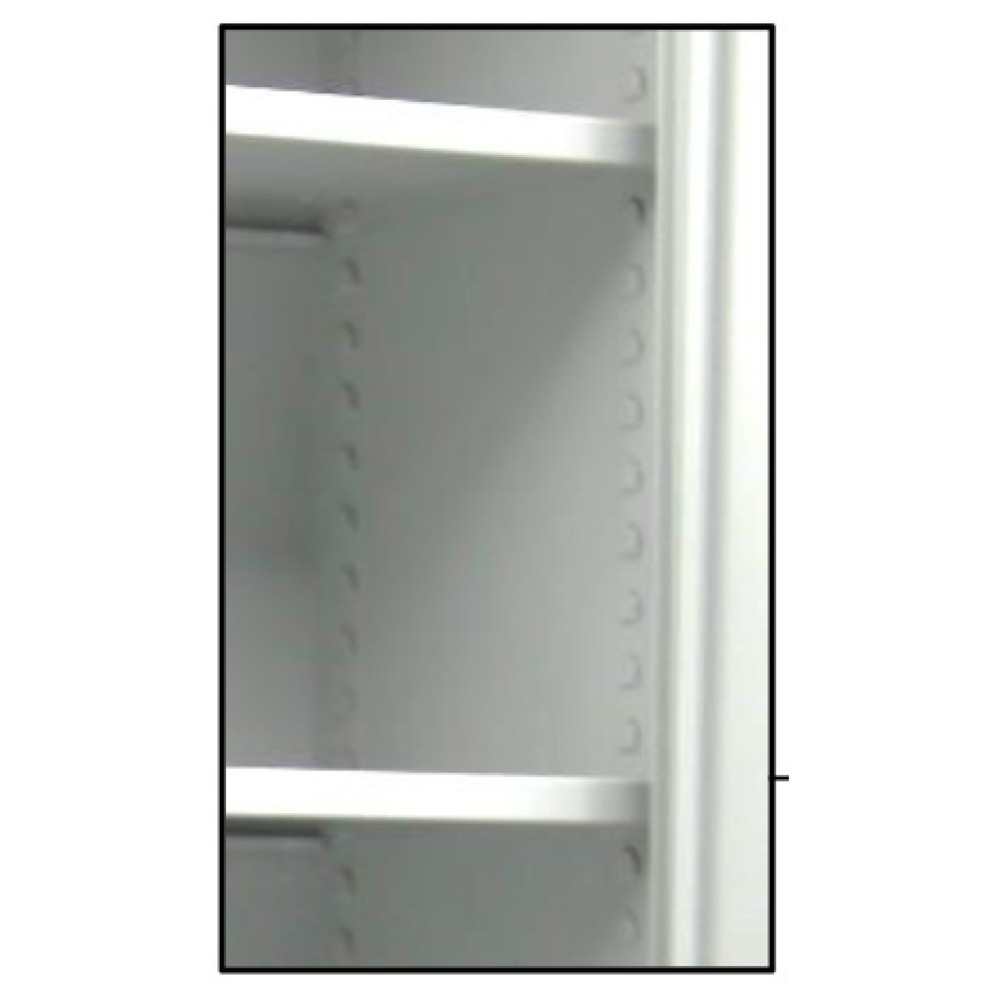 Produktabbildung Nr. 4: CEHA Stahlschrank HS-XBT, 5 OH, HxBxT 1.950 x 1.200 x 600 mm, verzinkte Fachböden, lichtgrau