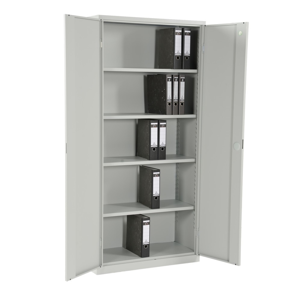 Produktabbildung Nr. 7: CEHA Stahlschrank HS-XBT, 5 OH, HxBxT 1.950 x 1.200 x 600 mm, verzinkte Fachböden, lichtgrau