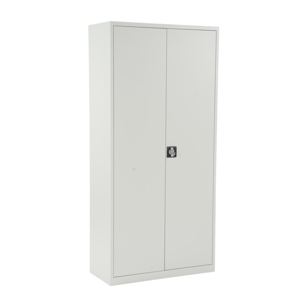 Produktabbildung: CEHA Universalschrank HUS-1, Drehriegel-Zylinderschloss, 4,5 OH, HxBxT 1.800 x 800 x 380 mm, verzinkte Fachböden, lichtgrau