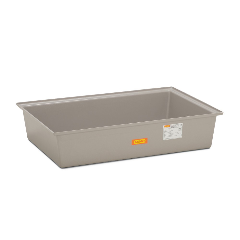 Produktabbildung: CEMO Auffangwanne aus GFK, HxBxT 270 x 850 x 1.280 mm