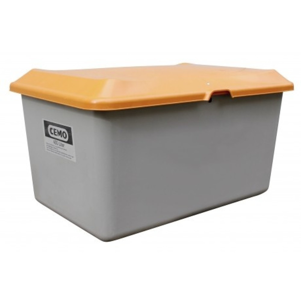 Produktabbildung Nr. 1: CEMO Streugutbehälter, grau/orange, 400 Liter
