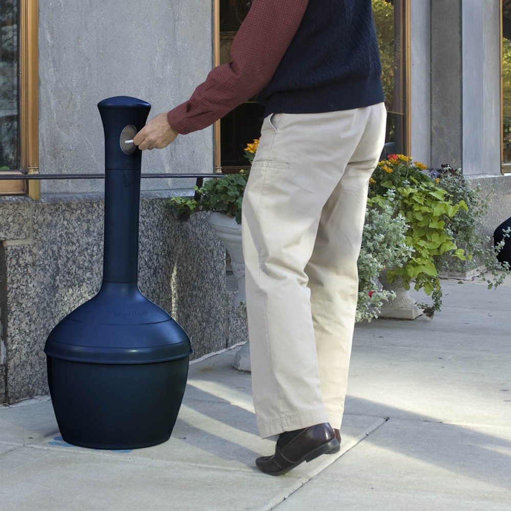 Produktabbildung Nr. 8: Cendrier colonne de sécurité Justrite® Premium, auto-extinguible, 15 litres, beige