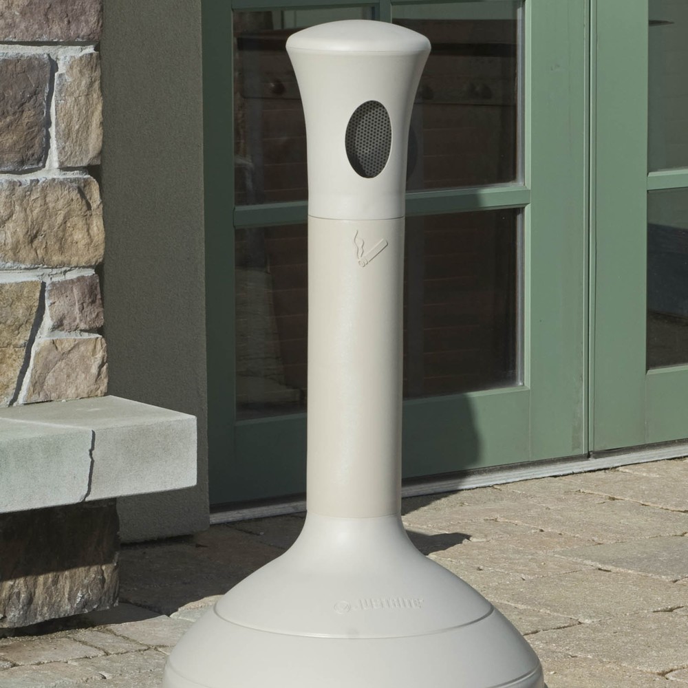 Produktabbildung Nr. 2: Cendrier colonne de sécurité Justrite® Premium, auto-extinguible, 15 litres, beige