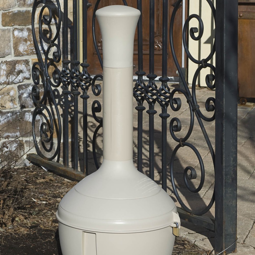 Produktabbildung Nr. 4: Cendrier colonne de sécurité Justrite® Premium, auto-extinguible, 15 litres, beige
