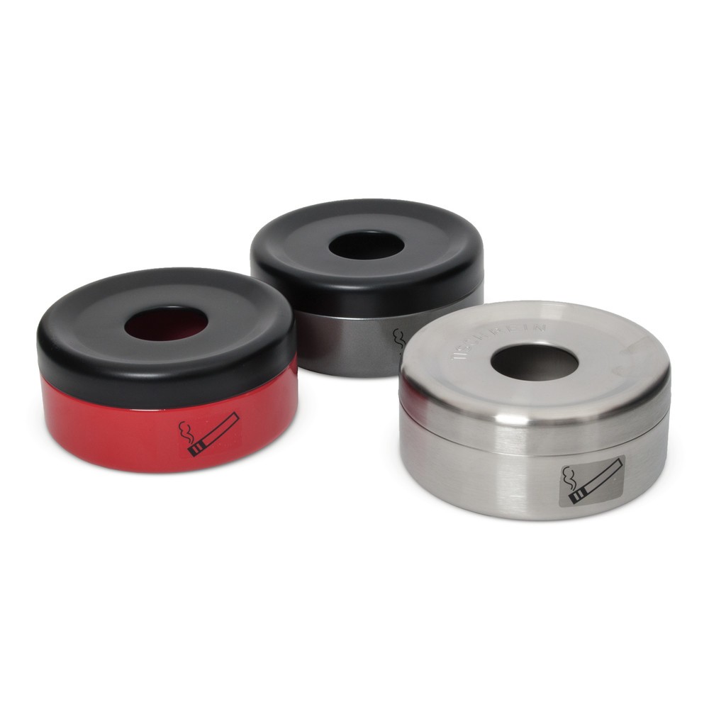 Produktabbildung Nr. 1: Cendrier de table de sécurité, volume de 0,2 litre, argent nickel