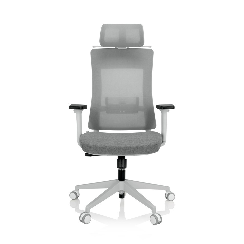 Illustration du produit: Siège de bureau / siège pivotant hjh OFFICE COMFIO WMH maille / tissu, gris