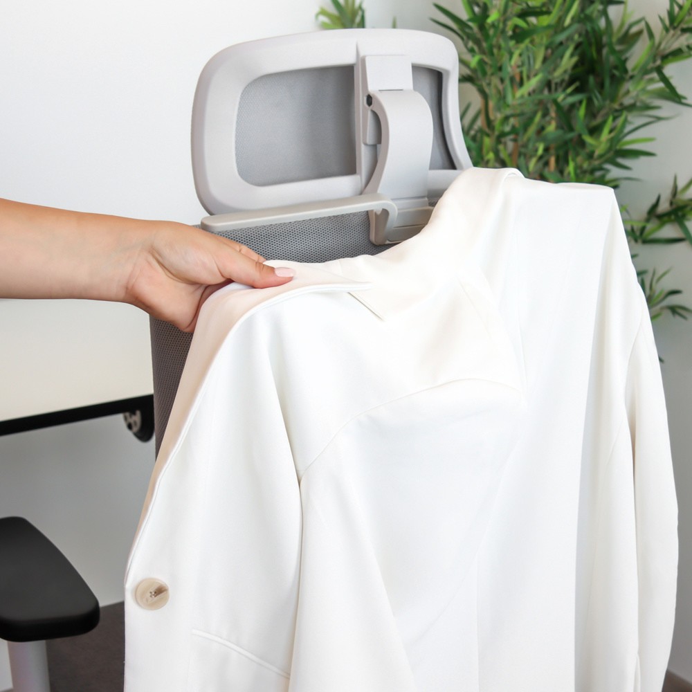 Produktabbildung Nr. 3: Siège de bureau / siège pivotant hjh OFFICE COMFIO WMH maille / tissu, gris