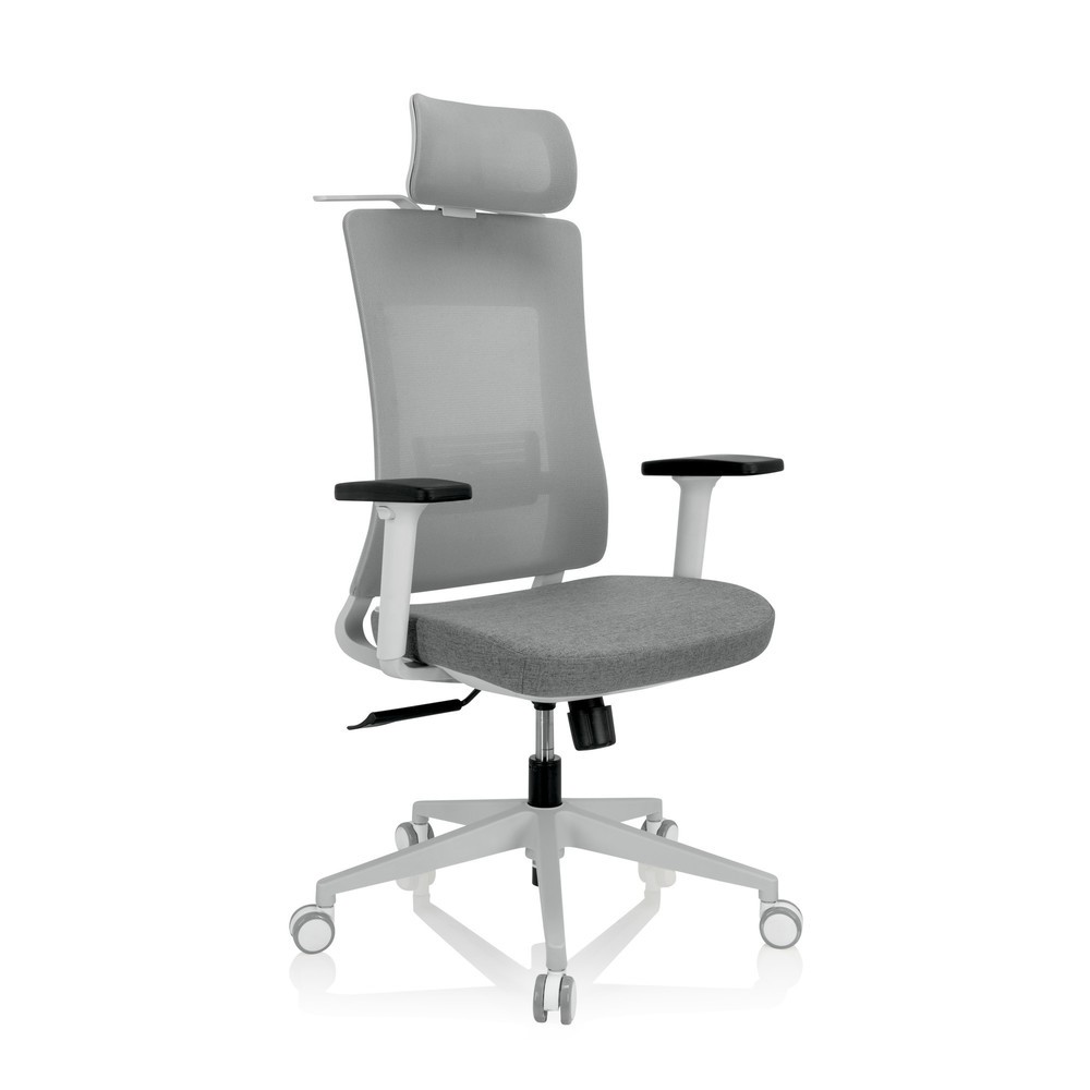 Produktabbildung Nr. 7: Siège de bureau / siège pivotant hjh OFFICE COMFIO WMH maille / tissu, gris
