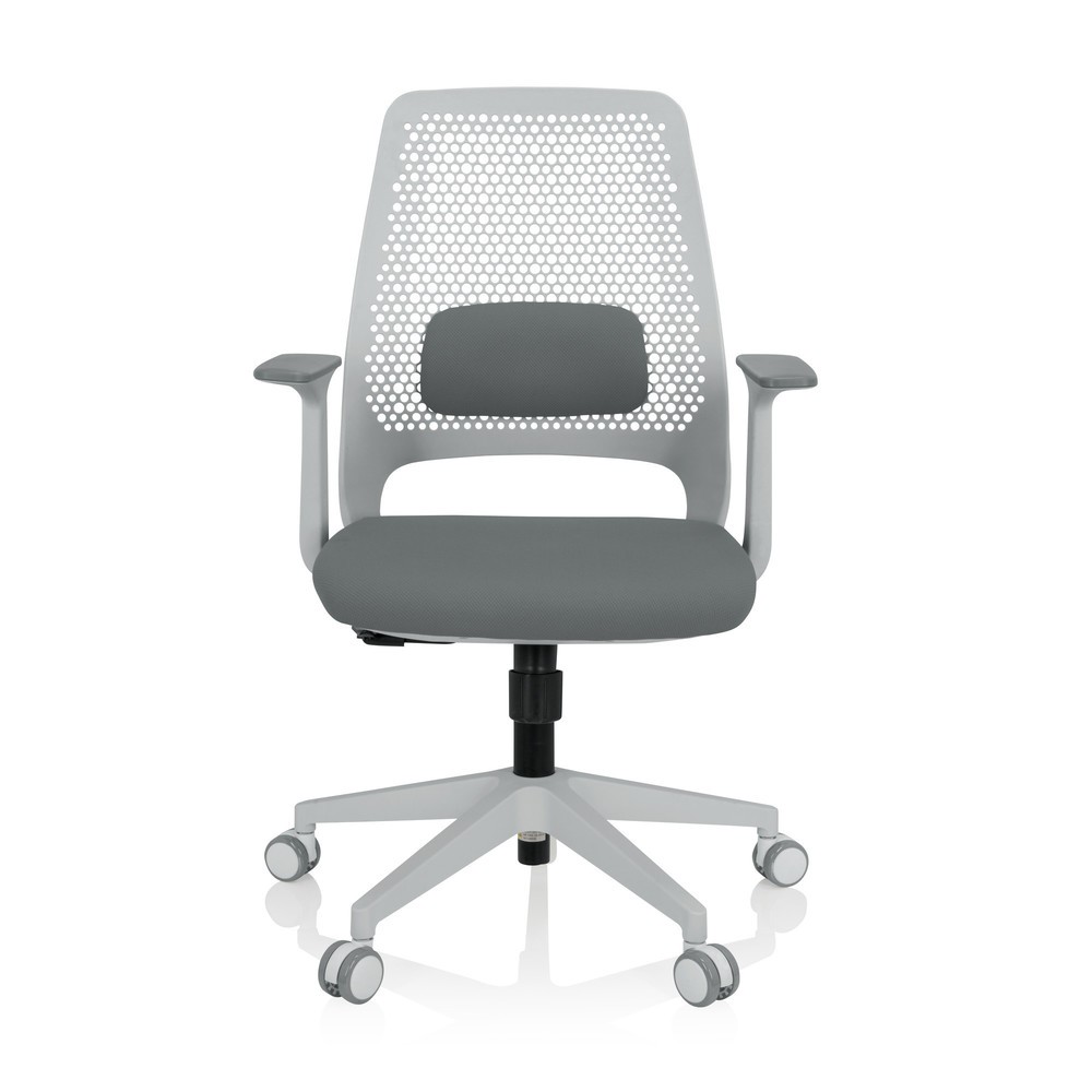 Illustration du produit: Chaise de bureau / chaise pivotante hjh OFFICE PARFERIO W tissu, gris