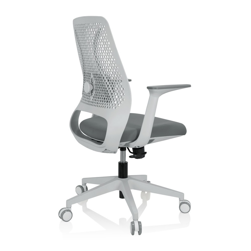 Produktabbildung Nr. 9: Chaise de bureau / chaise pivotante hjh OFFICE PARFERIO W tissu, gris