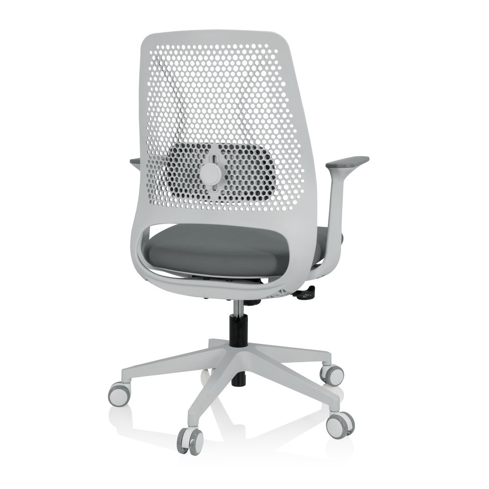 Produktabbildung Nr. 10: Chaise de bureau / chaise pivotante hjh OFFICE PARFERIO W tissu, gris