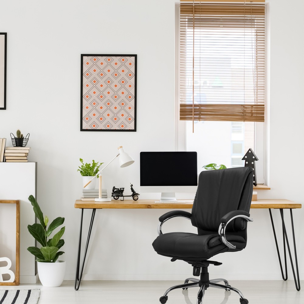 Produktabbildung Nr. 4: Chaise de bureau / fauteuil de direction hjh OFFICE XXL H 100 PU, noir