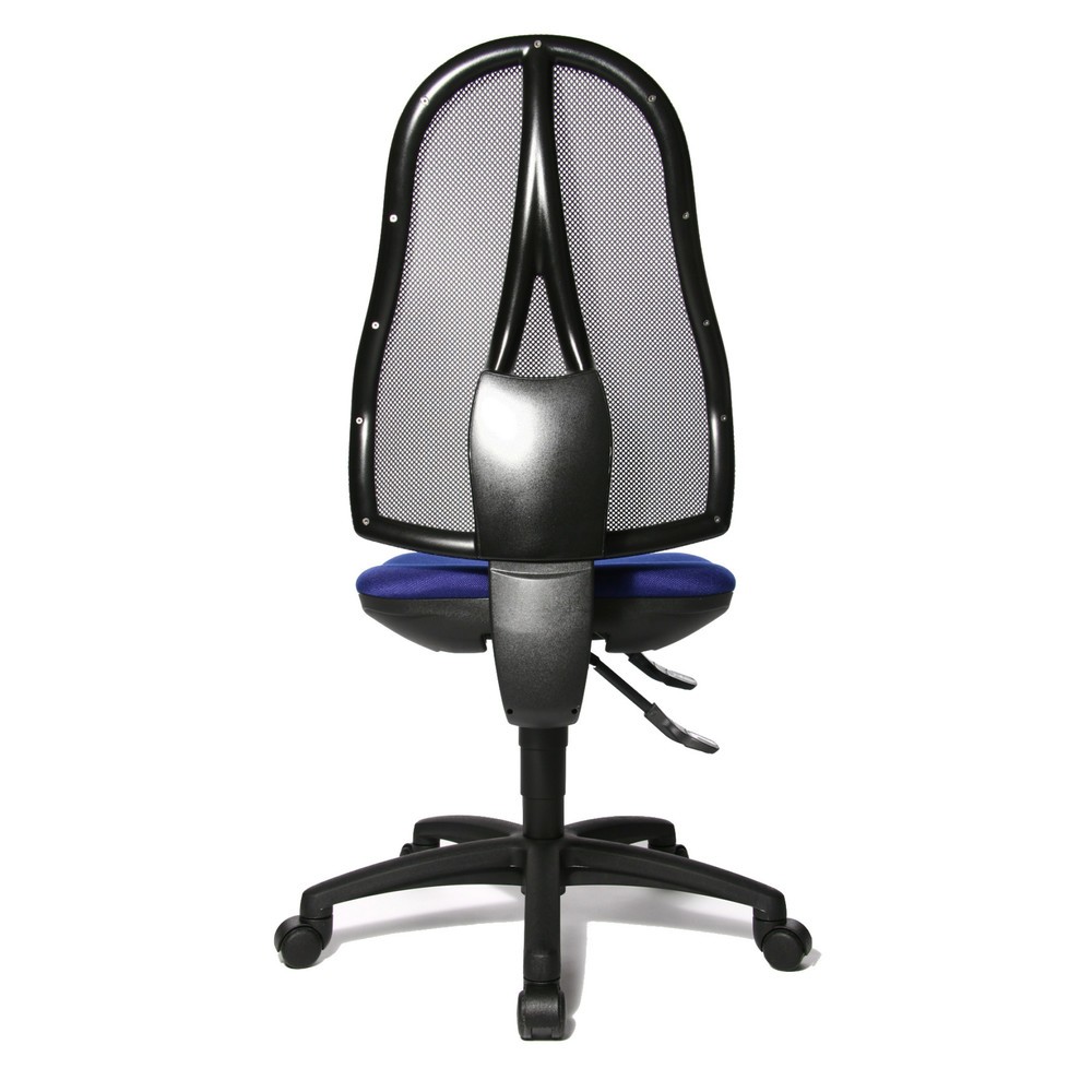 Produktabbildung Nr. 3: Chaise de bureau pivotante Topstar® Open Point Syncro, chaise ergonomique, dossier en mesh, bleu